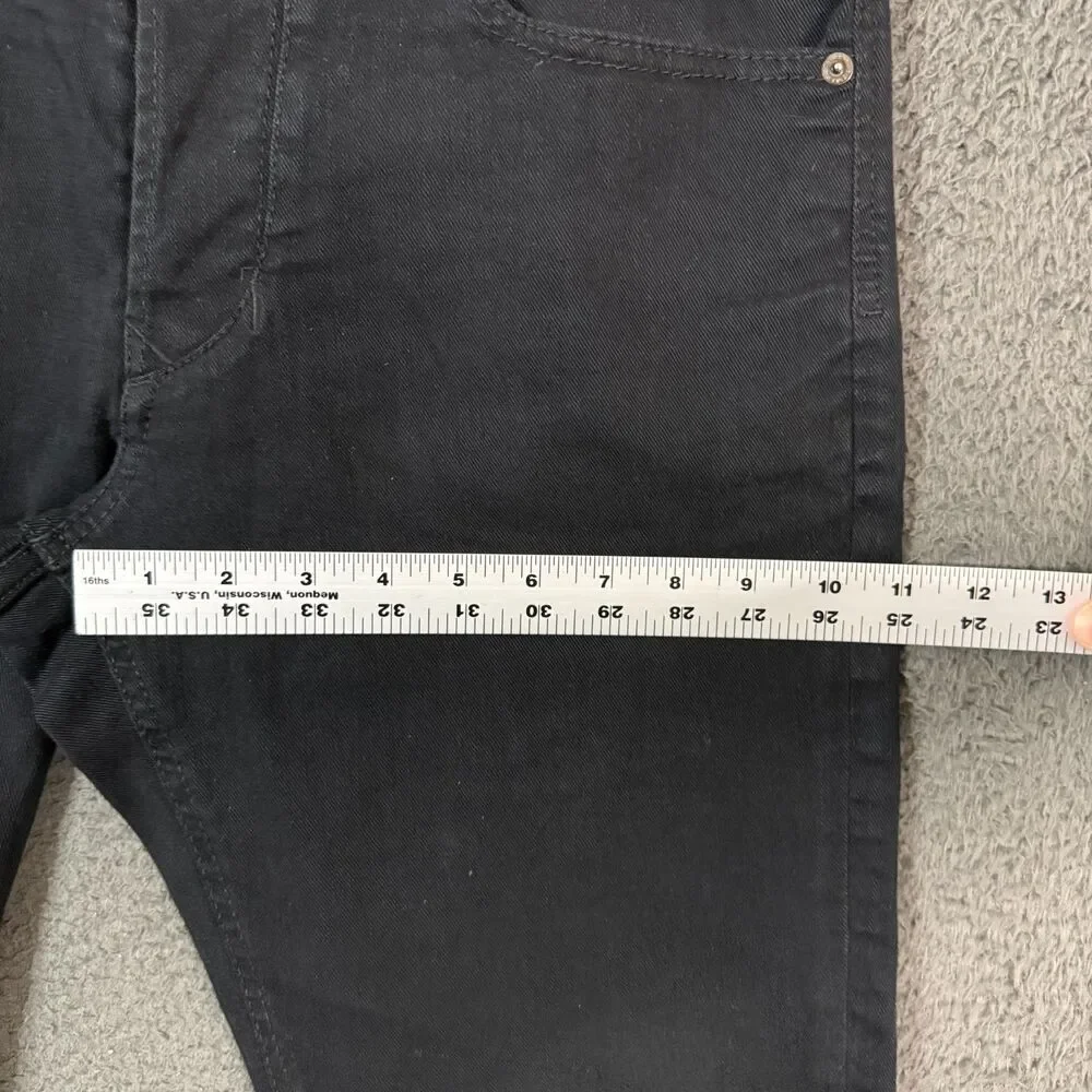 Diesel Jeans Mens 32x32 Black Larkee Beex Regular Tapered Fit Stretch Denim